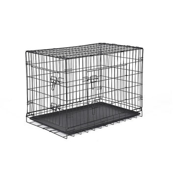 PaWz Pet Dog Cage Crate Kennel Portable Collapsible Puppy Metal Playpen 48" PaWz